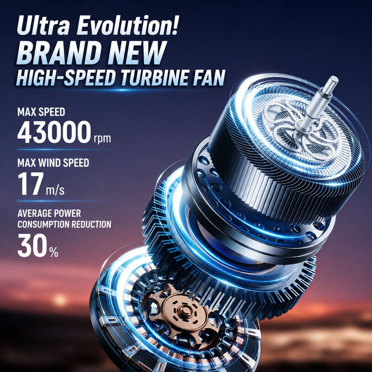 S17 Handheld Fan: Instant Cooling with Mirror Feature, 100-Speed Control, and Foldable Tabletop Design