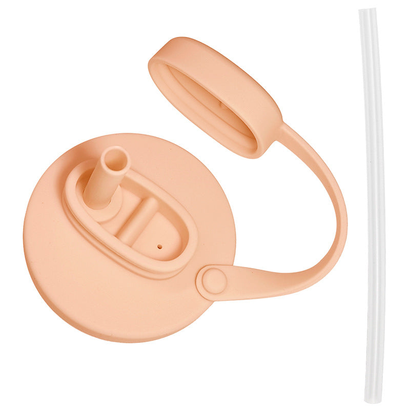 New Coke Soda Water Silicone Cover Pans Dust-proof Sealing Cover Straws Soda Soda Air-proof Cover