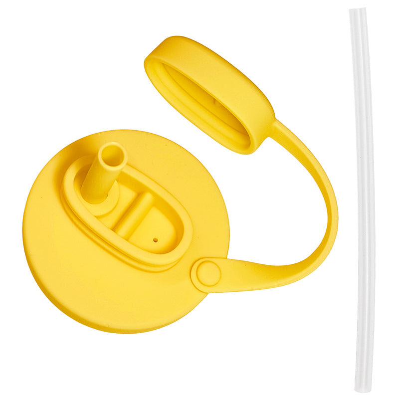 New Coke Soda Water Silicone Cover Pans Dust-proof Sealing Cover Straws Soda Soda Air-proof Cover