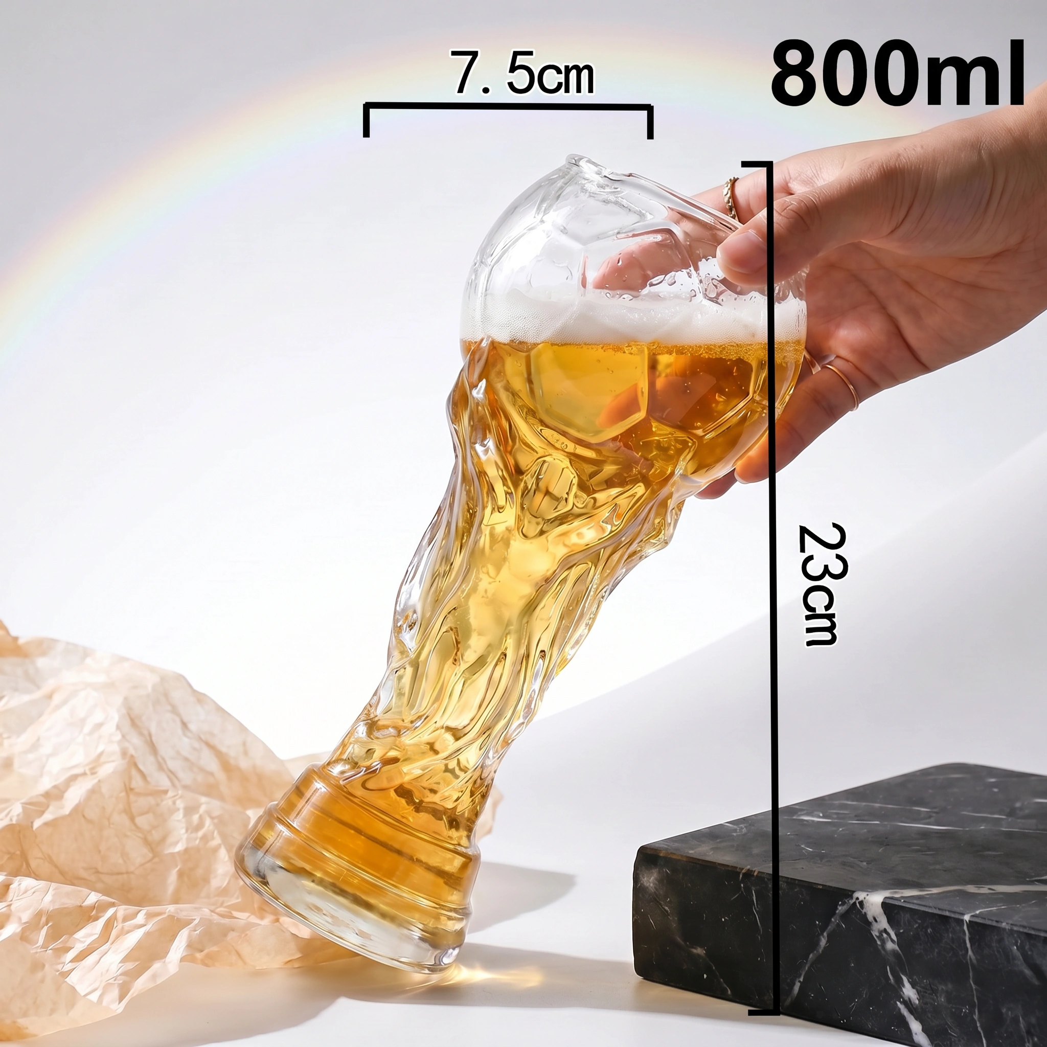 Beer Glass – Unique Football Cup for Game Nights & Parties | Perfect Fan Gift