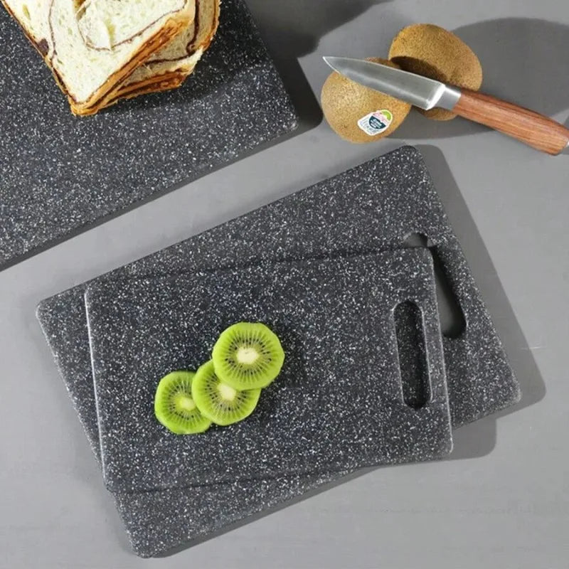 Marble Texture Cutting Board Set – Antibacterial PP Chopping Boards, Non-Slip & Dishwasher Safe Kitchen Boards