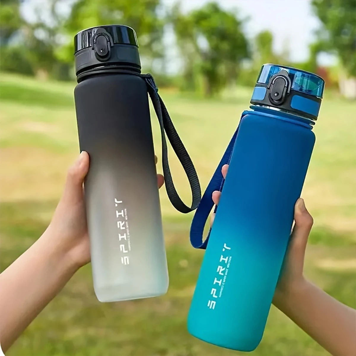 Gradient Sports Water Bottle 650ml/1000ml – Leakproof BPA-Free Drinking Bottle for Gym, Outdoor & Travel
