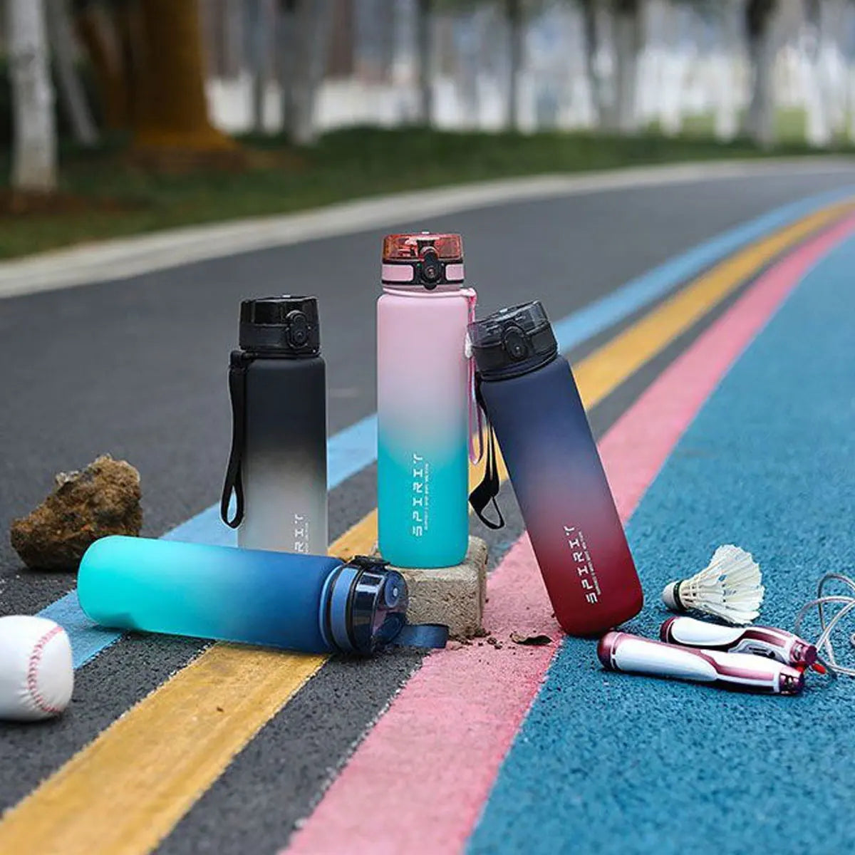 Gradient Sports Water Bottle 650ml/1000ml – Leakproof BPA-Free Drinking Bottle for Gym, Outdoor & Travel