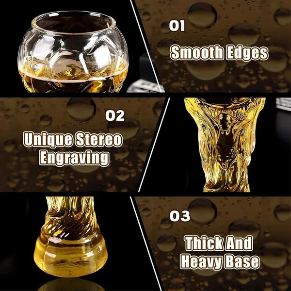 World Trophy Football Beer Glass